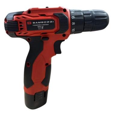 Imagem de Parafusadeira Furadeira a Bateria 12V BFB10 3/8 Pol Bambozzi
