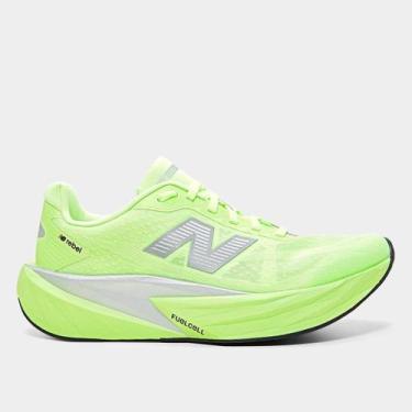 Imagem de Tênis New Balance Fuelcell Rebel V5 Feminino, Verde claro, 35
