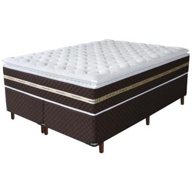 Imagem de Cama Box Queen Size (Box + Colchão) Umaflex Mola - 75cm de Altura Prad
