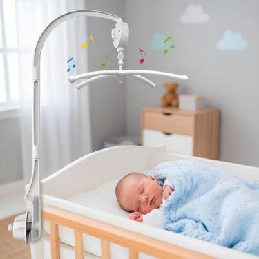 Imagem de Suporte Para Mobile Musical de Berço Estokids  Haste Ajustável  Caixa 