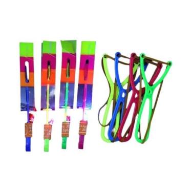 Imagem de Brinquedos De Foguete LED Para Crianças, Catapulta De Borracha, Helicó