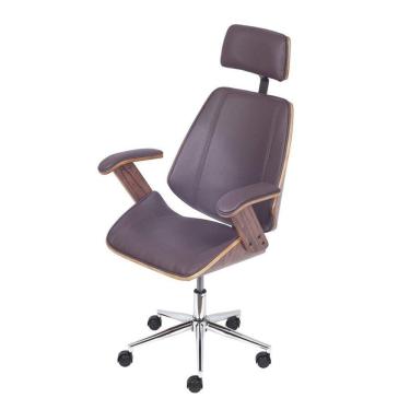 Imagem de Cadeira Presidente Bergen Alta - Café