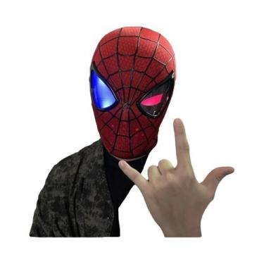 Imagem de Máscara De Cosplay Miles Morales Homem-Aranha Com Olhos Móveis, Máscar