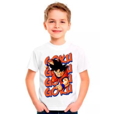 Imagem de Camiseta Desenho DRAGON BALL Z Moda Infantil Roupa Criança 01 - DESIGN