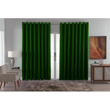 Imagem de cortina sala quarto decoraçao jacquard tecido luxo 4,00x2,80 cor:avela