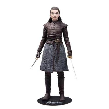 Imagem de Jogos de brinquedos de figuras de anime Thrones Arya Stark 17 cm PVC M
