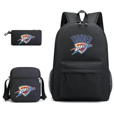 Imagem de Conjunto de mochilas escolares Oklahoma City Thunder Basketball Star, 