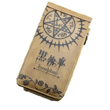 Imagem de Wallet Black Butlers Anime Characters Slim BiFold PU - yiweisai