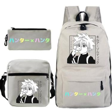 Imagem de Conjunto de mochilas Hunters Anime School, 3 unidades/lote para crianç