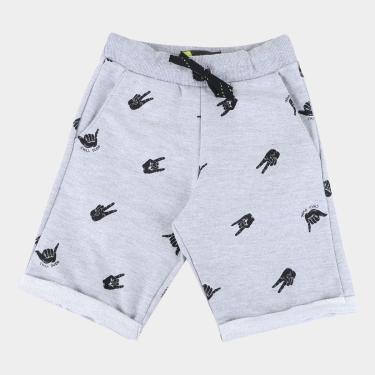 Imagem de Bermuda Moletom Infantil Lemon Chil Dude Masculina-Masculino