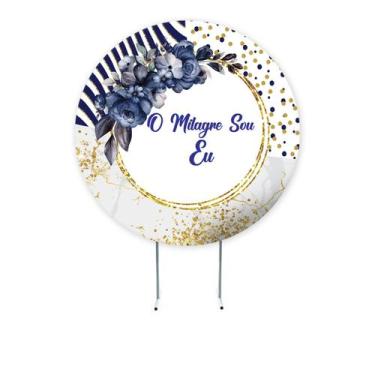 Imagem de Painel de Festa Gratidão , Painel Redondo, tecido Sublimado 1,50cm - P