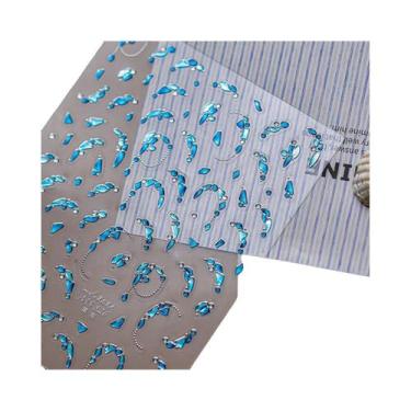 Imagem de Adesivos Decorativos Para Unhas Em Forma De Bolha De Gato Brilhante 5D