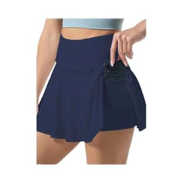 Imagem de Saia De Tênis Plissada De Cintura Alta Para Mulheres, Rápido Secagem, 