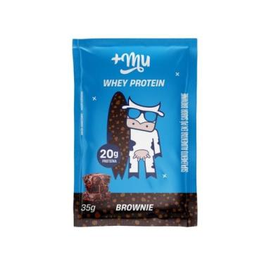 Imagem de Whey Protein +Mu Sachê (35g) - Sabor: Brownie - Mais Mu