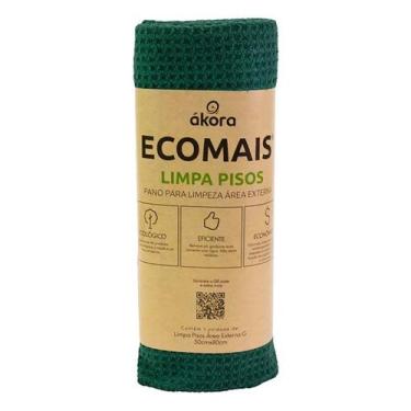 Imagem de Pano Grande Microfibra Limpa Pisos Área Externa 50 x 80cm Ákora, U