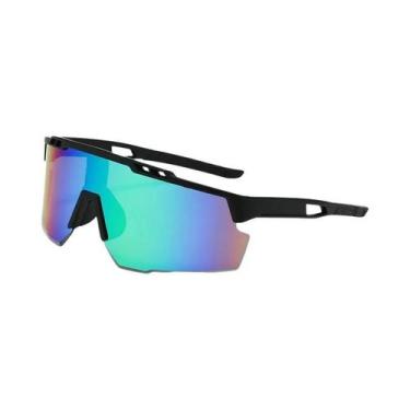 Imagem de Óculos De Sol Esportivos Com Proteção UV E Lentes Grandes À Prova De V