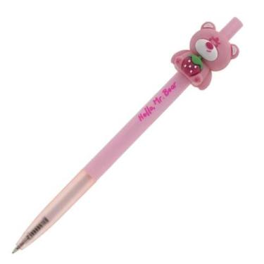 Imagem de Caneta Esferográfica Preta Love Ursinho MOLIN Rosa Claro, Rosa Claro