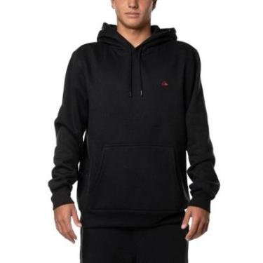 Imagem de Moletom Canguru Quiksilver Embroidery Preto-Masculino