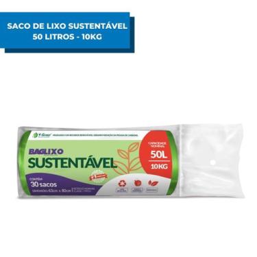 Imagem de Sacos Para Lixo Sustentável Ecológico 50 Litros Bag Lixo Valgroup