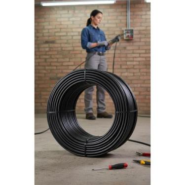 Imagem de Cabo Flexível 2.5mm² Preto 750V 100m: Segurança e Eficiência - Congrat
