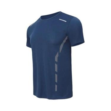 Imagem de Camiseta Fitness Masculina plus Size De Secagem Rápida Com Estampa, Ma