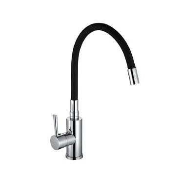 Imagem de MISTURADOR DROP MONOCOMANDO BICA GIRATORIA PARA COZINHA EM AÇO INOX ESCOVADO DP8205