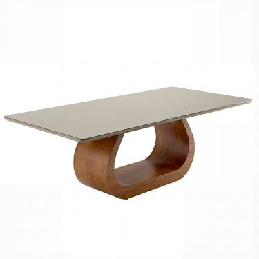 Imagem de Mesa de Jantar Retangular 8 Lugares em Madeira Vicky 220x110cm Base Orgânica CCS