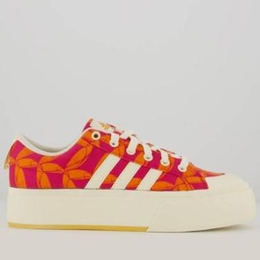 Imagem de Tênis Adidas Bravada Farm Plataform 2.0 Feminino Pink e Laranja-Feminino