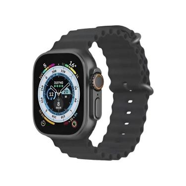Imagem de Relógio Smartwatch T900 Ultra 49mm Nfc + 2 Pulseiras Preto-Unissex