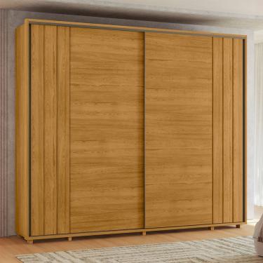 Imagem de Guarda Roupa Casal Grande 2 Portas de Correr 100% MDF Dalí 278cm Madetec