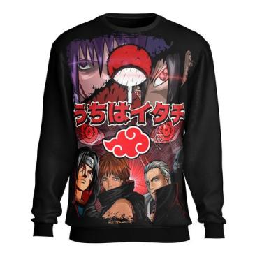 Imagem de Blusa Moletom Itachi Akatsuki Naruto Shippuden Agasalho - Hella Store,