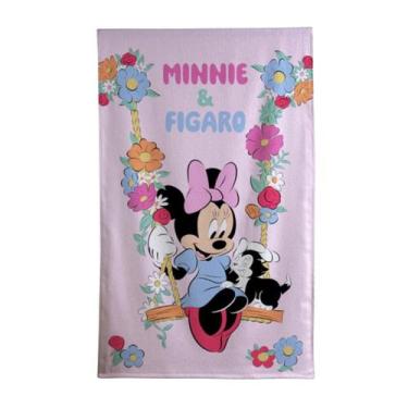 Imagem de Toalha De Banho Infantil Felpuda Minnie Dohler, Rosa Claro