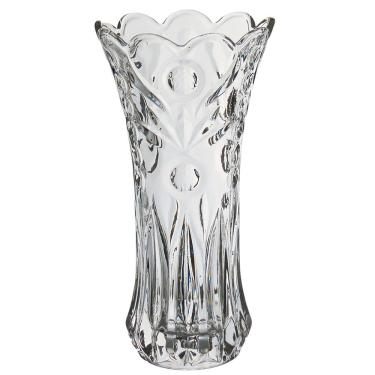 Imagem de VASO DECORATIVO ENFEITE PLANTA FLOREIRO VIDRO 25x13x13cm TRANSPARENTE