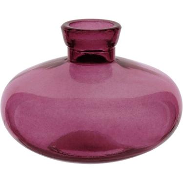 Imagem de VASO DECORATIVO ENFEITE PLANTA GARRAFA VIDRO 6x9x9cm ROXO