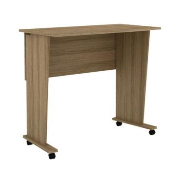 Imagem de Mesa Dobrável para Notebook ME4117 Amêndoa - Tecno Mobili, Amêndoa