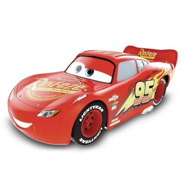 Imagem de Carrinho Brinquedo Relâmpago Mcqueen 13cm Roda Livre Carros - Toyng, C