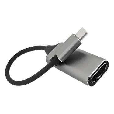 Imagem de Cabo Adaptador Tipo Usb-c Thunderbolt Para Hdmi Conecta Tv M - Congrat