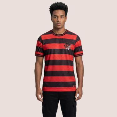 Imagem de Camiseta Flamengo Oficial Licenciada Masculina Confortável para Torcer