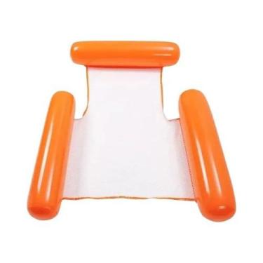 Imagem de Cadeira Inflável Listrada Para Piscina, Brinquedo Flutuante De Verão P