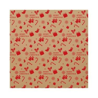 Imagem de Papel De Presente De Natal Do Papai Noel, Embalagem Kraft Para Present