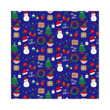 Imagem de Papel De Presente De Natal Do Papai Noel, Embalagem Kraft Para Present