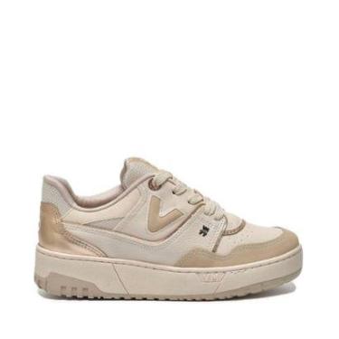 Imagem de Tenis Via Marte Casual Bege e Branco-Feminino