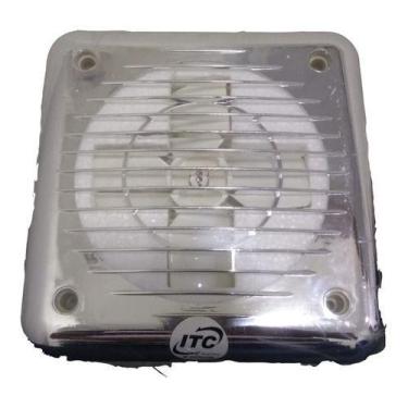 Imagem de Exaustor Banheiro 170x170mm Cromado C/ Adaptador Ed019 127v - Itc, 110