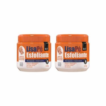 Imagem de 2 Lisapé Esfoliante Para Pés Com Argila Natural 110g - Bio Soft