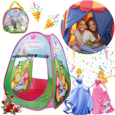 Imagem de Barraca Toca Cabana Infantil Piquenique Princesas Dobrável - DM TOYS