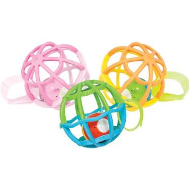 Imagem de Bola BUBA Maleável com Alça - Baby Ball com Luz e Som