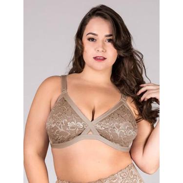 Imagem de Sutiã Sem Bojo Plus Size, Reforçado Sustentação - Plumas Lingerie, 54