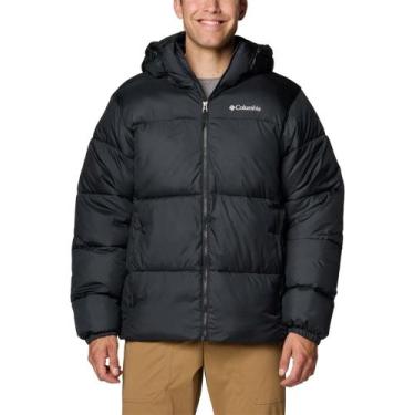 Imagem de Jaqueta Columbia Masculina Puffect Hooded II Preta, M, Preto
