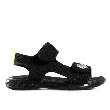 Imagem de Sandália Infantil Menino Ortopé Com Luz Preto - Ortoé, 32