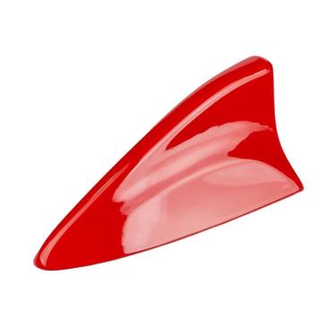 Imagem de Antena Automotiva de Teto Shark Vermelha Universal com Cabo Fm Am e Design Aerodinâmico Permak